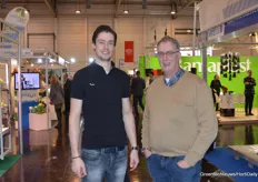 At IPM as visitors: father and son Van Namen. Berjelle (Pika Surprisa) is working hard building a brand for herbs and leavy vegetables grown in a former mushroom cell while his father Johan is still growing mushrooms.